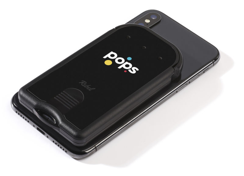 pops diabetes testing kit on phone