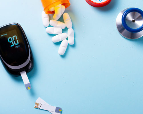 tracking and lowering a1c with medicine